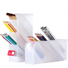 Deals, Discounts & Offers on  -  Bengvo Translucent White Pen Stand For Office and School, Pend Holder Organizer
