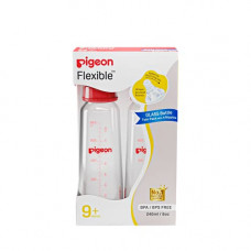 Deals, Discounts & Offers on Baby Care - Pigeon Glass Bottle Pink & RED with Add Nipple L-Twin Pack, 240 ml, Pack of 2