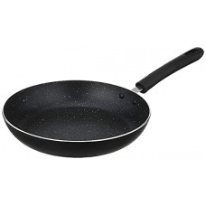 Deals, Discounts & Offers on Cookware - Amazon Brand - Solimo Nonstick Frying Pan with Granite Finish and 2-way Non-stick Coating, 24 cm (2.8mm Thickness, Induction Compatible)
