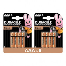 Deals, Discounts & Offers on Electronics - Duracell Alkaline AAA Battery Chhota Power, 8 Pcs