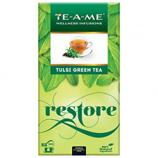 Deals and Offers on - TE-A-ME Restore Tulsi Natural Green Tea, 25 Tea Bags Deals, Discounts & Offers on - TE-A-ME Restore Tulsi Natural Green Tea, 25 Tea Bags