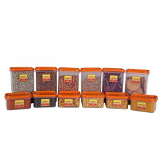 Deals and Offers on - Laplast 100011 Plastic Storage Containers - 1000ml, Pack Of 6, Orange Deals, Discounts & Offers on - Laplast 100011 Plastic Storage Containers - 1000ml, Pack Of 6, Orange