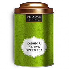 Deals and Offers on - TE-A-ME Kashmiri Kahwa Green Tea Tin, 50 gms Deals, Discounts & Offers on - TE-A-ME Kashmiri Kahwa Green Tea Tin, 50 gms