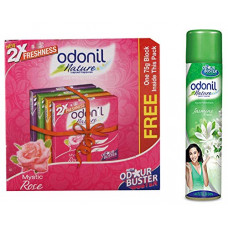Deals and Offers on - Odonil Air Freshener Blocks 75gm Mix (Buy 3 Get 1 Free) + Odonil Room Spray 550gm Jasmine Fresh - Air Freshener Kit Deals, Discounts & Offers on - Odonil Air Freshener Blocks 75gm Mix (Buy 3 Get 1 Free) + Odonil Room Spray 550gm Jasmine Fresh - Air Freshener Kit