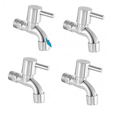 Deals, Discounts & Offers on Home Improvement - Supreme Bazaar Steel Bib Cock/ Water Taps - Pack of 4 (1/2