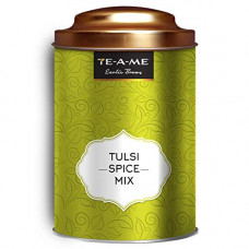 Deals and Offers on - TE-A-ME Tulsi Spice Mix Infusion Tea Tin, 50 GMS | Superior Blend Containing Tulsi, Cardamom, Ginger Spice, Cinnamon Spice, Blackpepper Spice, Clove Spice Deals, Discounts & Offers on - TE-A-ME Tulsi Spice Mix Infusion Tea Tin, 50 GMS | Superior Blend Containing Tulsi, Cardamom, Ginger Spice, Cinnamon Spice, Blackpepper Spice, Clove Spice
