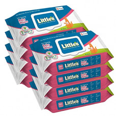 Deals and Offers on Baby Care - Little's Soft Cleansing Baby Wipes Lid Pack 80 Wipes (Pack of 8), White Deals, Discounts & Offers on Baby Care - Little's Soft Cleansing Baby Wipes Lid Pack 80 Wipes (Pack of 8), White