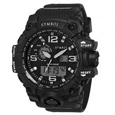 Deals, Discounts & Offers on Men - Amazon Brand - Symbol Analog-Digital Black Dial Men's Watch-AZ-SYM-SS21-1155C