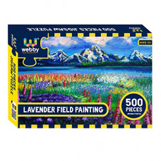 Deals, Discounts & Offers on  - Webby Lavender Field Painting Jigsaw Puzzle, 500 Pieces