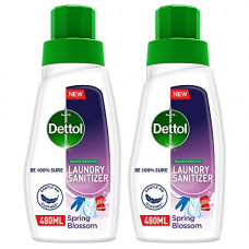 Deals and Offers on - Dettol After Detergent Wash Liquid Laundry Sanitizer, Spring Blossom- 480ml(Pack of 2) Deals, Discounts & Offers on - Dettol After Detergent Wash Liquid Laundry Sanitizer, Spring Blossom- 480ml(Pack of 2)