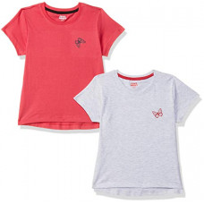 Deals, Discounts & Offers on  - [Size 7- 8Y] Amazon Brand - Jam & Honey Girl's Regular Fit T-Shirt