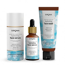 Deals, Discounts & Offers on Beauty Care - Sirona 1% Hyaluronic Acid Hydrating Face Serum For Women & Men  50 ml & Hydrating Face Wash