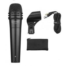 Deals, Discounts & Offers on  - BOYA BY-BM57 Professional Cardioid dynamic Instrument microphone with 5 metre XLR cable, Built in pop filter, Mic mount & Carrying bag. For Guitar, drums, Instruments, Vocals, Live Audio, Recording