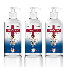 Deals, Discounts & Offers on  - Tri-Activ 72% Alcohol Based Instant Hand Sanitizer with Pump - 500 ml - Pack of 3