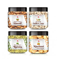 Deals, Discounts & Offers on  - Nature Purify Dry Fruits Combo Pack-1kg (Almond,Cashew,Kishmish,Apricots-250g)-All Premium