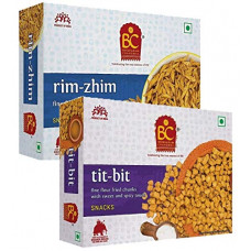 Deals, Discounts & Offers on  - Bhikharam Chandmal Rim Zhim 425g & Tit Bit 425gm (425X2)