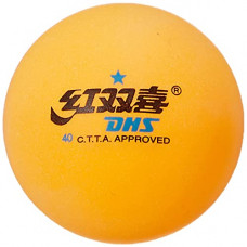 Deals, Discounts & Offers on  - DHS TT BALL DHS 40MM 1 STAR ORANGE (70 Pcs Box)