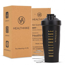 Deals, Discounts & Offers on  - HealthHike Shaker Bottle 700ml + Stainless Steel Mixing Ball 100% Leakproof Protein Shaker