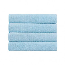 Deals, Discounts & Offers on Home Improvement - Bathla Spic & Span Multi Purpose Micro Fiber Cleaning Cloth - 340 GSM: 40cmx40cm (Pack of 4 - Light Blue)