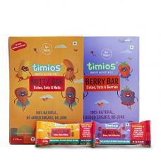 Deals, Discounts & Offers on  - Timios Mix Energy Bars | Berry Bar and Nutty Bar | Pack of 8