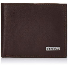 Deals, Discounts & Offers on Bags, Wallets & Belts - Amazon Brand - Symbol Brown Leather Men's Wallet (SY191230-0050B)