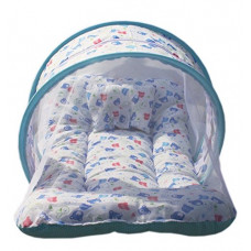 Deals, Discounts & Offers on Baby Care - KiddosCare Toddler Mattress with Mosquito Net For Baby (Blue) (24.0cm L X 15.0cm W)