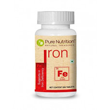 Deals, Discounts & Offers on Irons - Pure Nutrition Iron Supplement, 60 Tablets