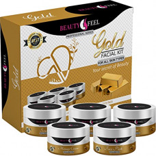 Deals, Discounts & Offers on Beauty Care - Beauty Feel 24k Gold Facial kit, SD Facial For Women & Men Instant Skin Glow Solution (Set of 5) 275 gm