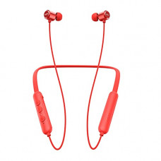 Deals, Discounts & Offers on Headphones - Mivi Collar Flash Bluetooth Earphones. Fast Charging Wireless Earphones with mic, 24hrs Battery Life, HD Sound, Powerful Bass, Made in India Neckband - Red