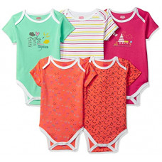 Deals, Discounts & Offers on Baby Care - [Size 6-9M] Amazon Brand - Jam & Honey Baby Girls Romper Suit