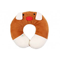Deals, Discounts & Offers on Baby Care - Ole Baby Dog Face Neck Support Pillow, Children's Neck Pillow, Soft and Plush,Brown 0-12 Months