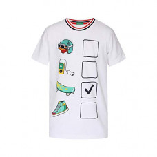Deals, Discounts & Offers on Baby Care - [Size 6- 9M] United Colors of Benetton Baby Boy's Plain Regular fit T-Shirt