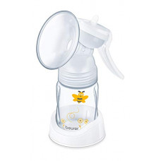 Deals, Discounts & Offers on Baby Care - Beurer by 15 Manual Breast Pump Simple, Comfortable and Perfect For Travelling with 2 Pumping Levels,Completely BPA-Free,Vacuum Pump,5 Years Warranty, White, Children One Size