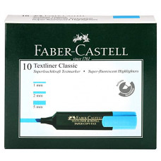 Deals, Discounts & Offers on Stationery - Faber-Castell Textliner - Pack of 10 (Blue)