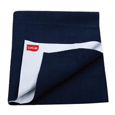 Deals, Discounts & Offers on Baby Care - LuvLap Instadry Extra Absorbent Dry Sheet/Bed Protector - Navy Blue, 0m+ - Small 50 x 70cm