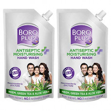 Deals, Discounts & Offers on Health & Personal Care - BoroPlus Antiseptic and Moisturising Hand Wash with Neem, Green Tea & Aloe Vera 750ml (Pack of 2)