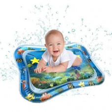 Deals, Discounts & Offers on Baby Care - PURAM Tummy Time Baby Water Play mat and Toddlers Perfect Fun Activity time Inflatable Water Play mat Indoor and Outdoor (Blue)