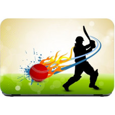 Deals, Discounts & Offers on Computers & Peripherals - Flipkart SmartBuy cricket player super shot printed pvc with lamination Laptop Decal 15.6