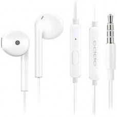 Deals, Discounts & Offers on Headphones - OPPO DEEP BASS EARPHONE COMPATIBLE WITH ALL MOBILE PHONES Wired Headset(White, In the Ear)