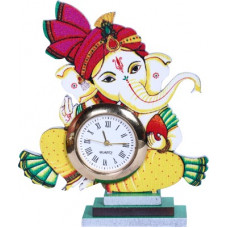 Deals, Discounts & Offers on  - PURUSHOTTAM KABIR ART Ganesha Clock