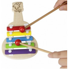 Deals, Discounts & Offers on Toys & Games - Voolex Wooden Xylophone Guitar Shaped Musical Toy