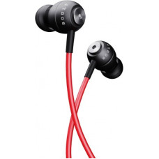 Deals, Discounts & Offers on Headphones - Boult Audio Bass Buds StormX Wired Headset(Red, In the Ear)