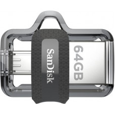 Deals, Discounts & Offers on Storage - SanDisk Ultra Dual SDDD3-064G-I35 64 GB OTG Drive(Black, Type A to Micro USB)