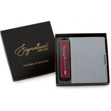 Deals, Discounts & Offers on  - Signature 2021 Frisco Diary Giftset with Cello Origin Ball Pen - A5 Diary Ruled 335 Pages(Grey, Pack of 2)