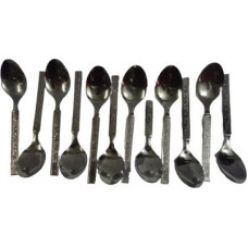 Deals, Discounts & Offers on  - Amega star Stainless Steel Medium Dinner/Table Spoon Set (Pack of 12) Multi user Stainless Steel Table Spoon Set(Pack of 12)