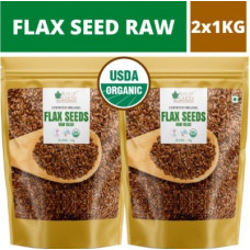 Deals, Discounts & Offers on Food and Health - Bliss of Earth 2X1kg Certified Organic Flax Seeds Raw Super food For Weight Loss(2 kg, Pack of 2)