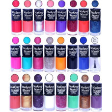 Deals, Discounts & Offers on  - Makeup Mania Exclusive Nail Polish Set of 24 Pcs. Multicolor Set-86-87(Pack of 24)