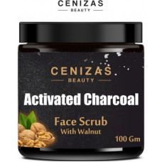 Deals, Discounts & Offers on  - Cenizas Activated Charcoal Face scrub with Walnut Granules || Dead Skin Remover Scrub(100 g)