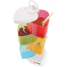 Deals, Discounts & Offers on  - Triones Multipurpose 4 In 1 Leaf Rack Seasoning Shaker Set(Glass)