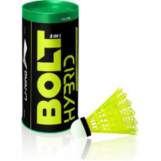 Deals, Discounts & Offers on Auto & Sports - Li-Ning Bolt Hybrid (3 in 1) Nylon Shuttle - Yellow(Medium Slow, 76, Pack of 3)